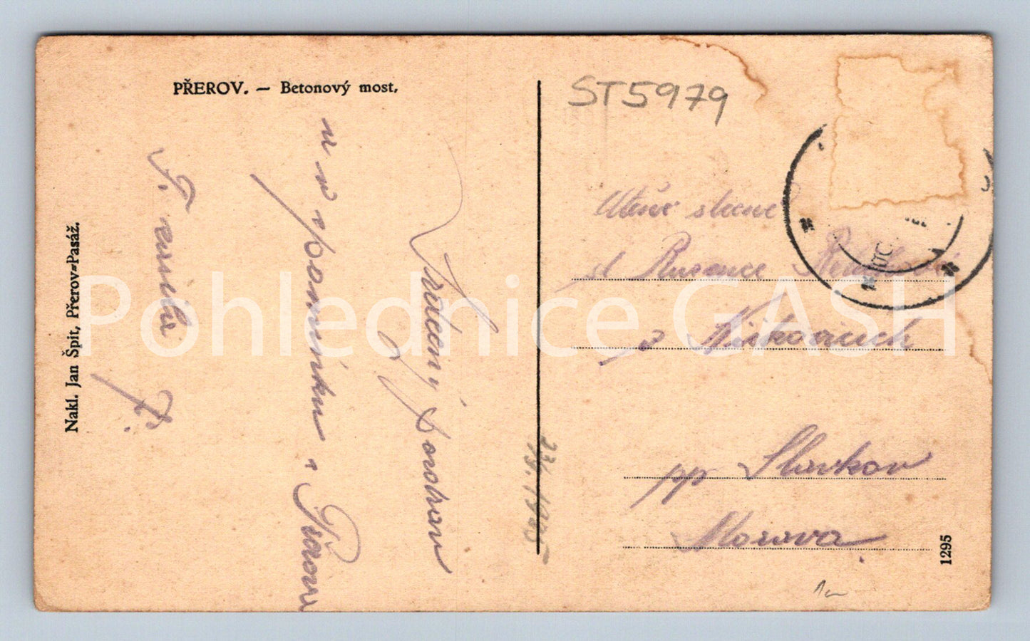 Postcard PŘEROV (ST5979)