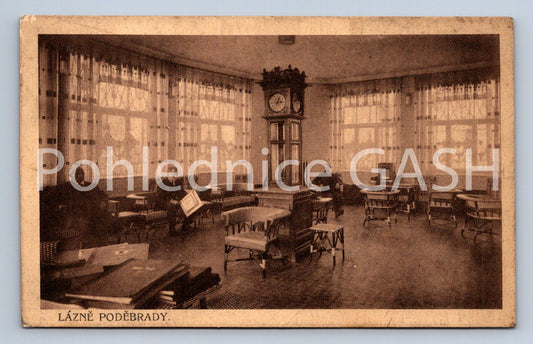 Postcard LÁZNĚ PODEBRADY (ST5985)