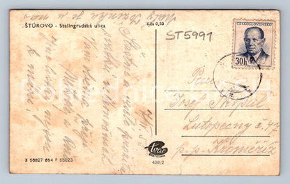 Postcard ŠTŮROVO - STALIGRAD STREET (ST5991)