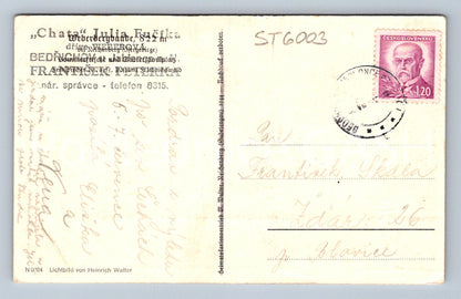 Postcard JABLONEC NAD NISOU - JULIAN FUČÍK'S COTTAGE (ST6003)