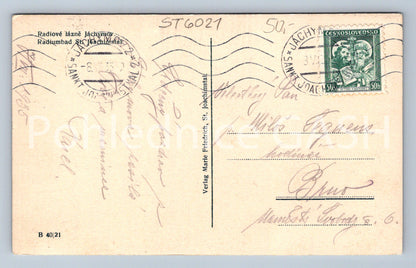 Postcard RADIO SPA JÁCHYMOV (ST6021)