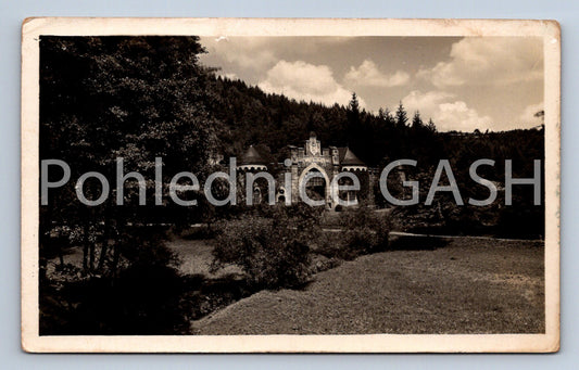 Postcard KUNZOV CASTLE - BORDER IN MORAVIA (ST6027)