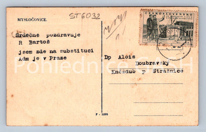 Postcard MYSLOČOVICE (ST6032)