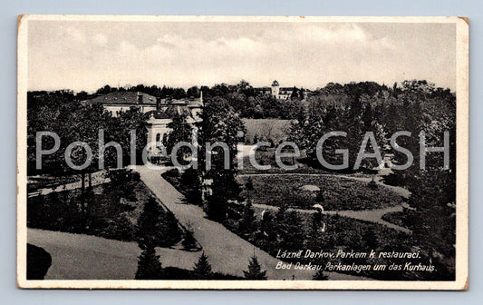 Postcard DARKOV SPA - THROUGH THE PARK TO THE RESTAURANT (ST6042)