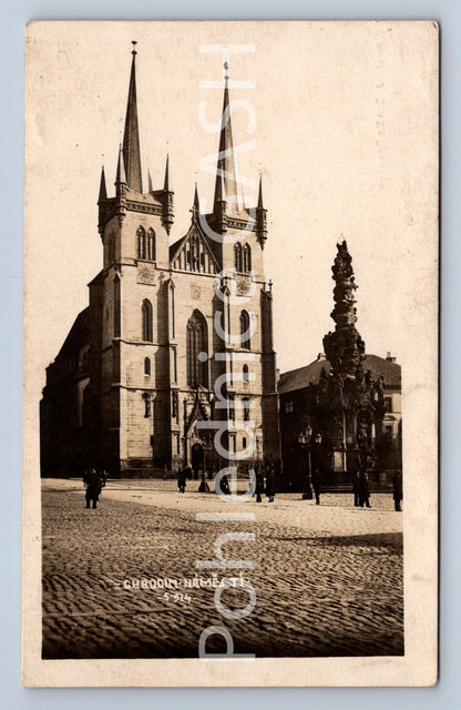Postcard CHRUDIM - SQUARE (ST6052)