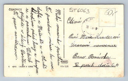 Postcard ČEJKOVICE (ST6063)