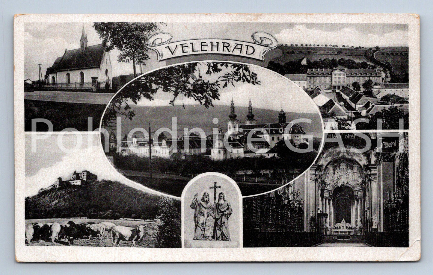Postcard VELEHRAD - COLLAGE (ST6064)