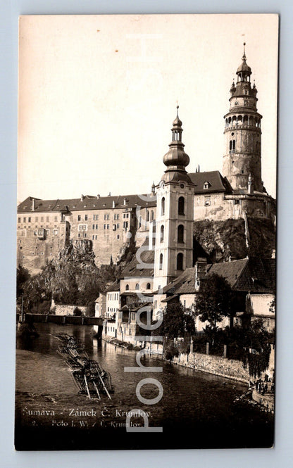 Postcard ŠUMAVA - Č. KRUMLOV CASTLE (ST6070)
