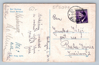 Postcard LÁZNĚ BECHYNĚ (ST6077)