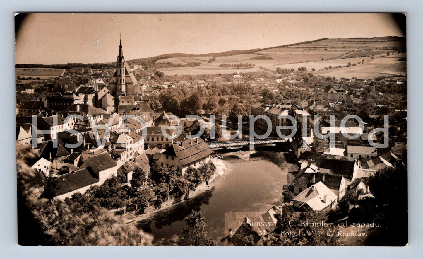Postcard ŠUMAVA - Č. KRUMLOV (ST6078)