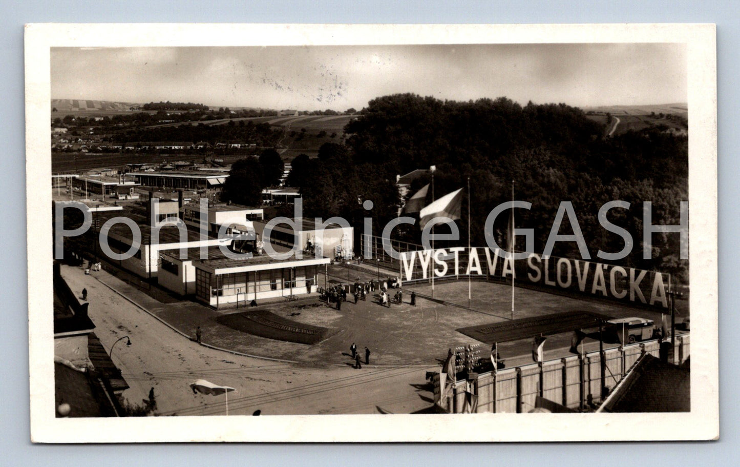 Postcard UHERSKÉ HRADIŠTĚ - EXHIBITION OF SLOVAKIA (ST6089)