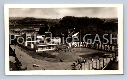Postcard UHERSKÉ HRADIŠTĚ - EXHIBITION OF SLOVAKIA (ST6089)