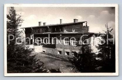 Postcard LYSÁ HORA - CHATA KČT. (ST6093)