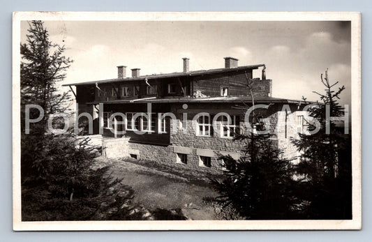 Postcard LYSÁ HORA - CHATA KČT. (ST6093)