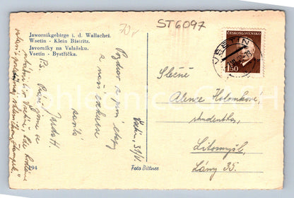 Postcard VSETÍN - BYSTŘIČKA (ST6097)