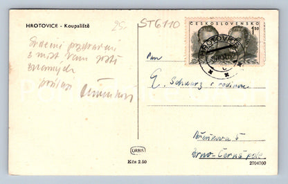 Postcard HROTOVICE (ST6110)
