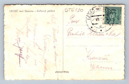 Postcard LEDEČ NAD SÁZAVOU (ST6120)