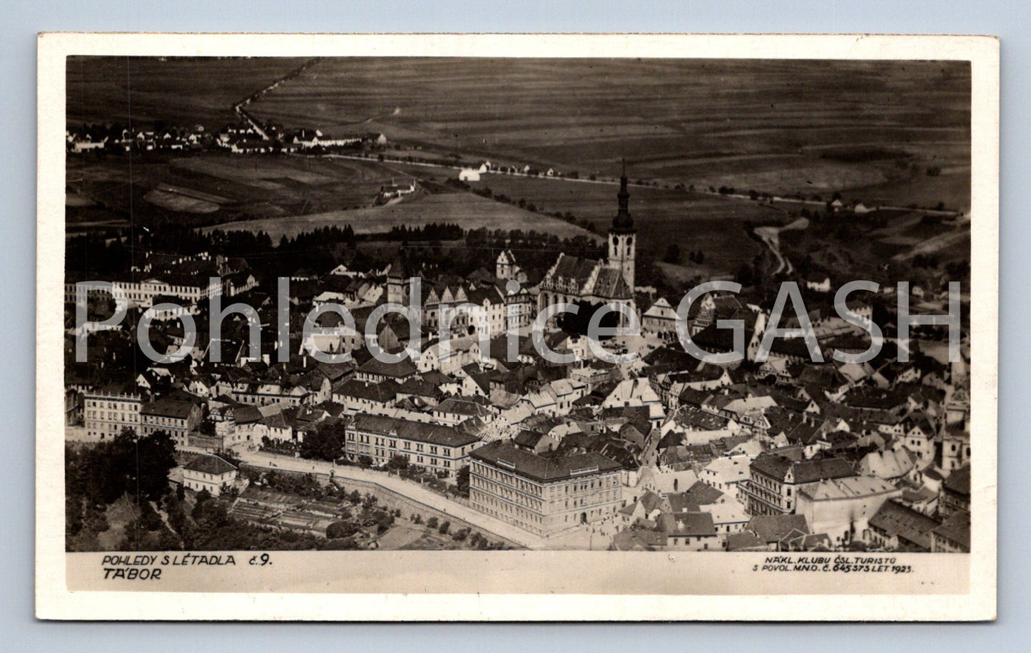 Postcard TÁBOR (ST6122)