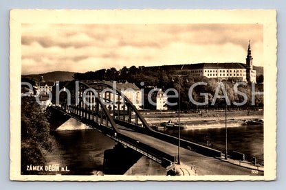 Postcard DECIN NAD LABEM CASTLE (ST6129)