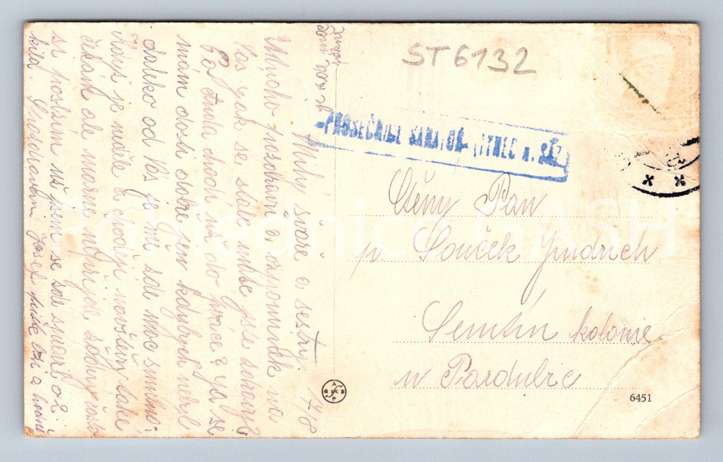 Postcard PROSEČICE - SANATORIUM (ST6132)