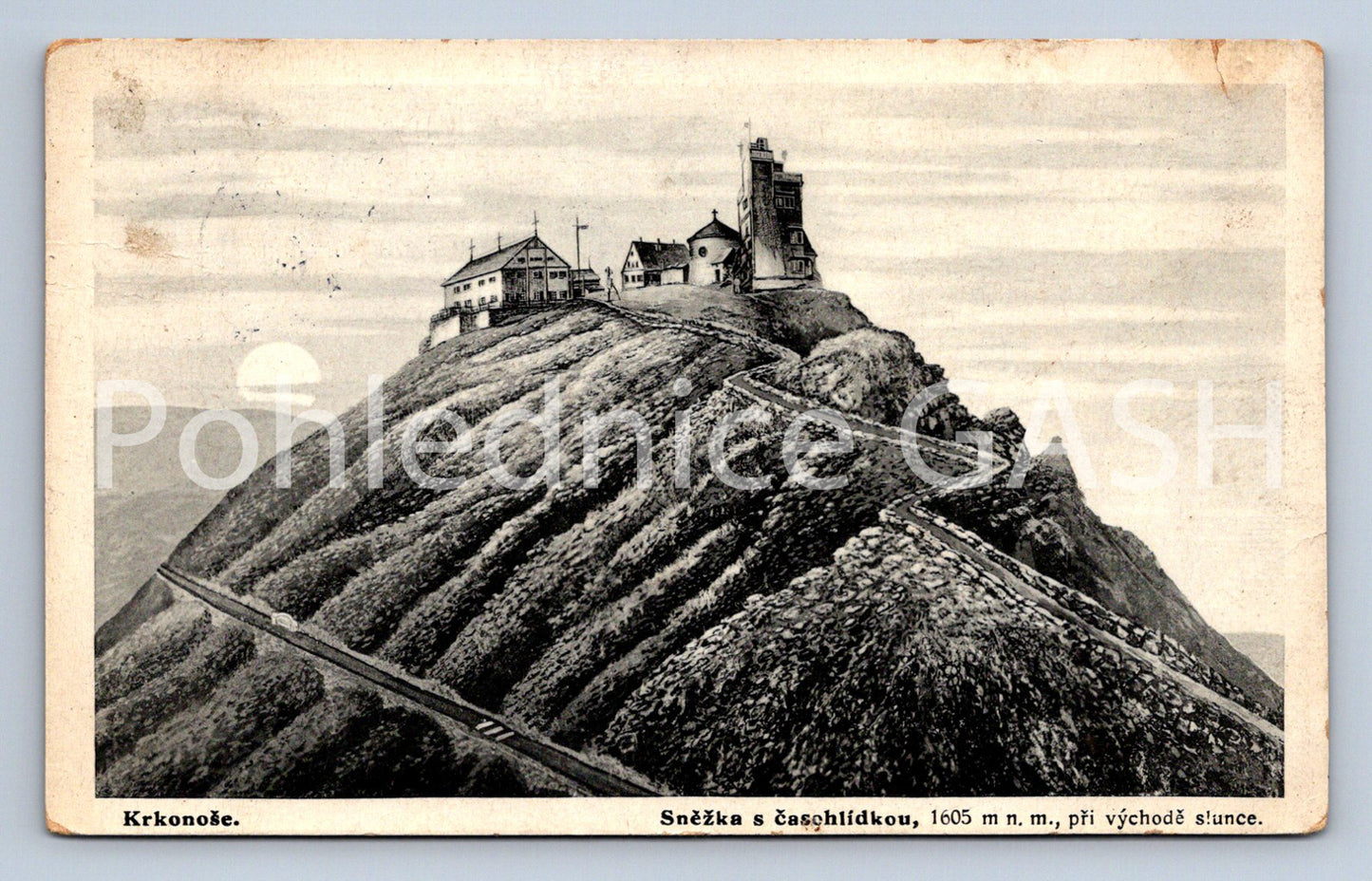Postcard KRKONOSE - SNOW WHITE (ST6137)