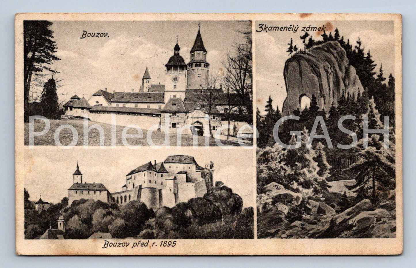 Postcard BOUZOV - COLLAGE (ST6143)