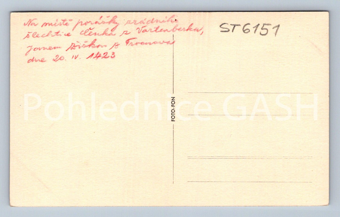 Postcard HOŘICE IN THE KRKONOSÍ MOUNTAINS (ST6151)