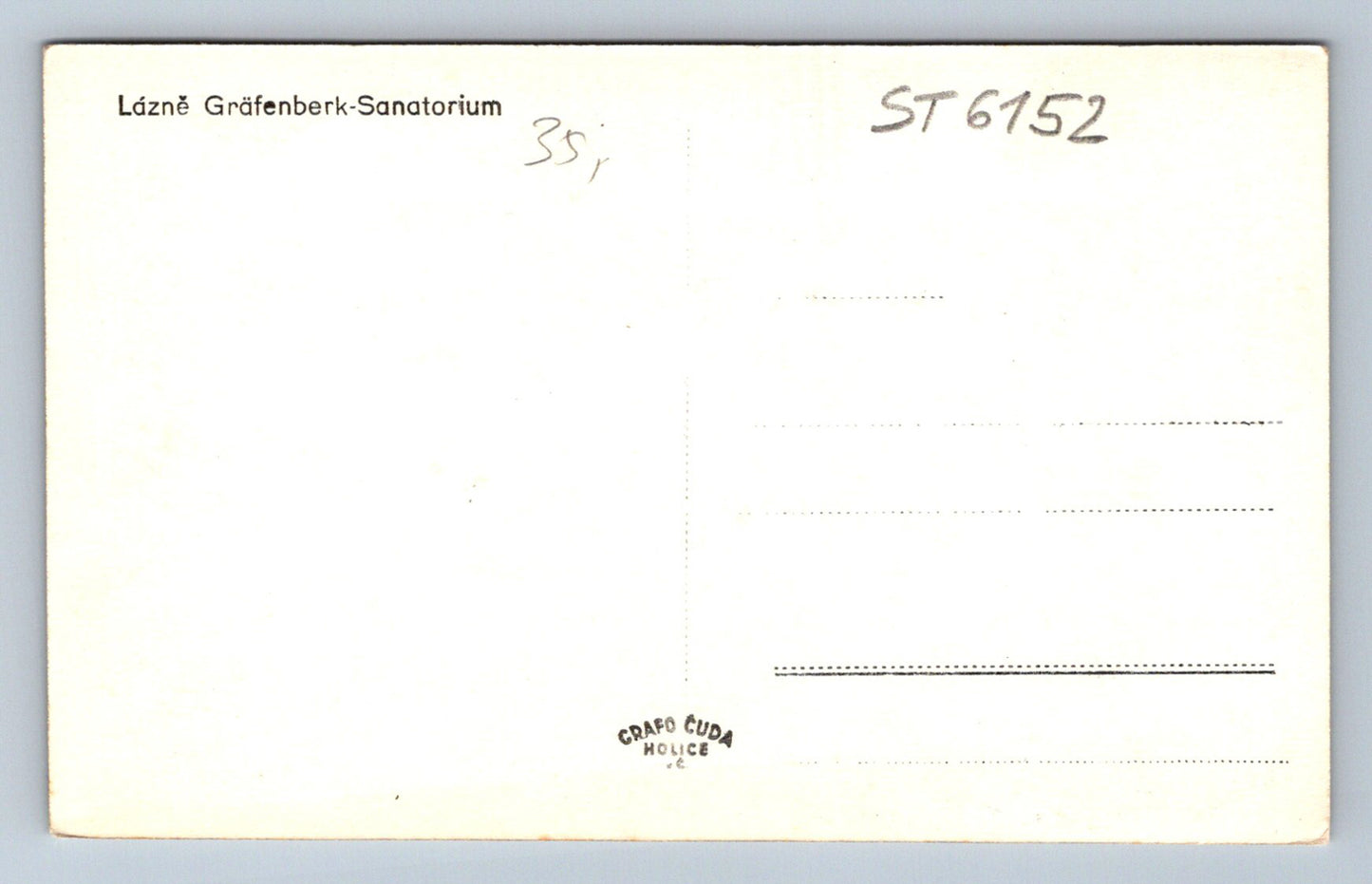 Postcard GRÄFENBERK SPA - SANATORIUM (ST6152)