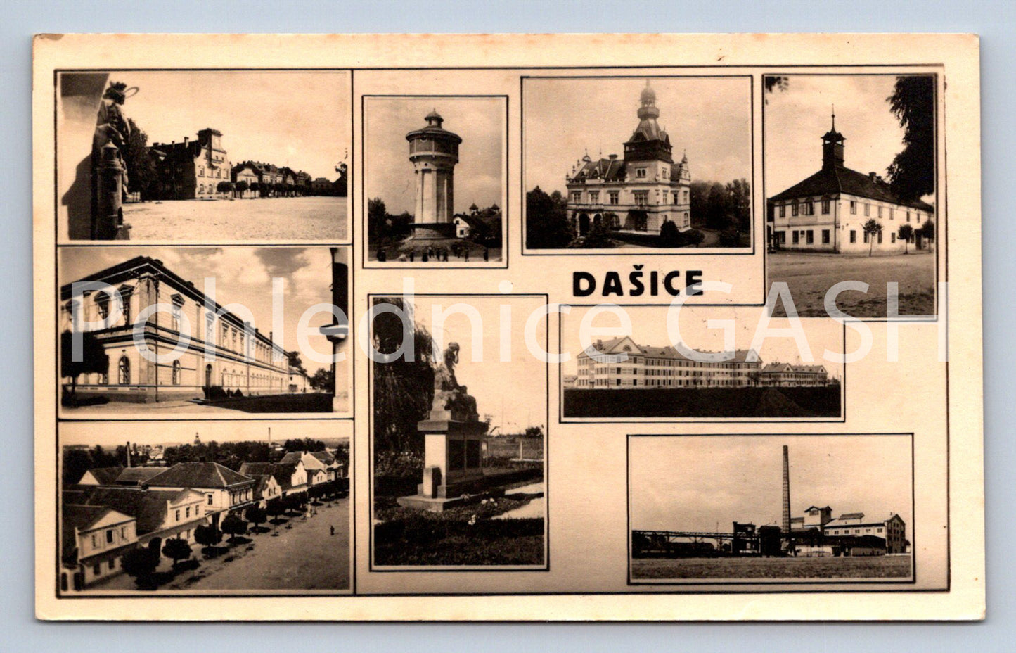 Postcard DAŠICE - COLLAGE (ST6161)