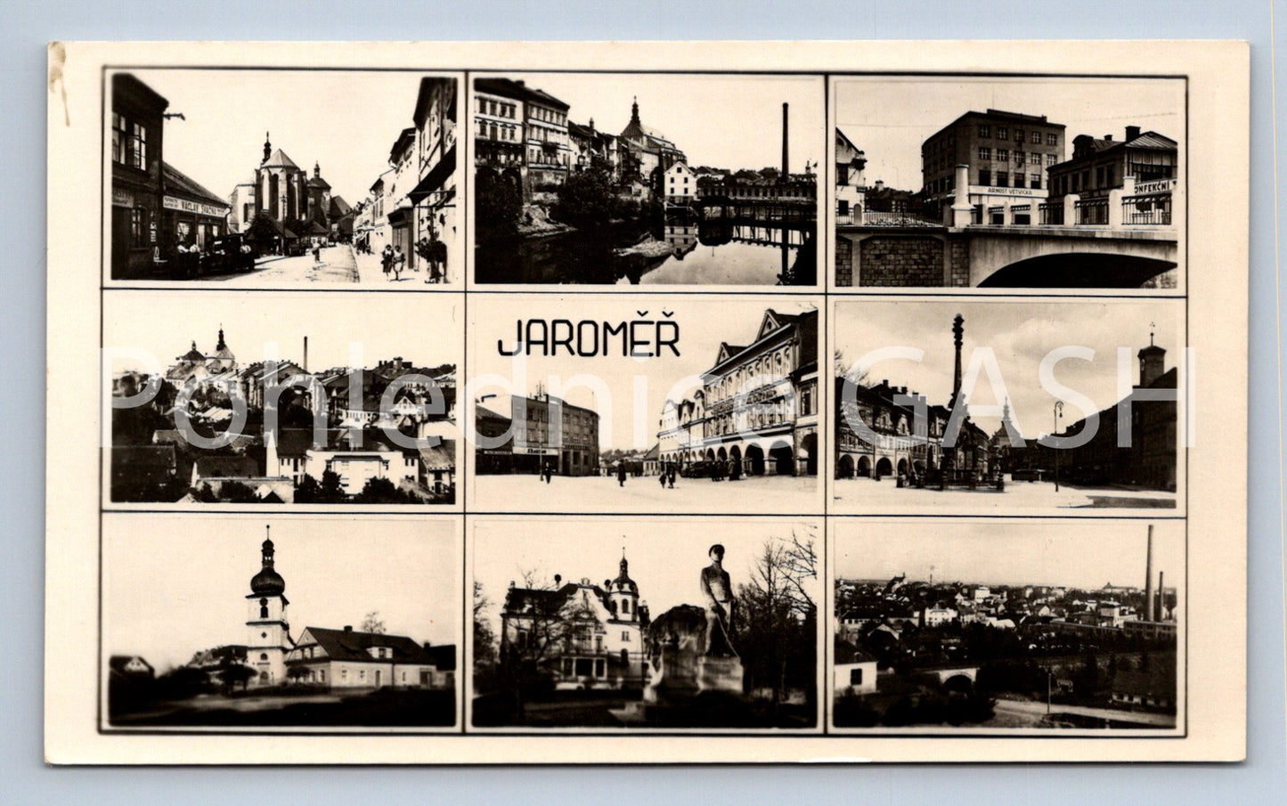 Postcard JAROMĚŘ - COLLAGE (ST6179)