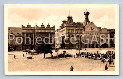 Postcard LITOMĚŘICE - MASARYK SQUARE (ST6182)