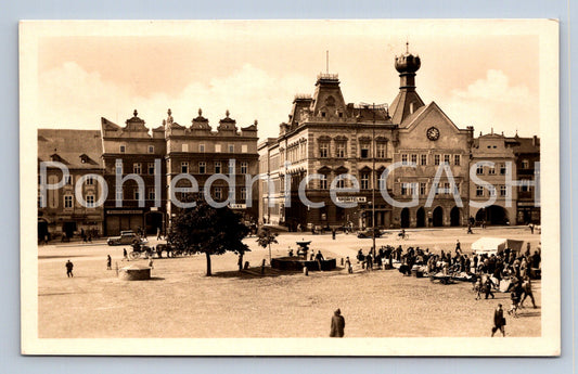 Postcard LITOMĚŘICE - MASARYK SQUARE (ST6182)