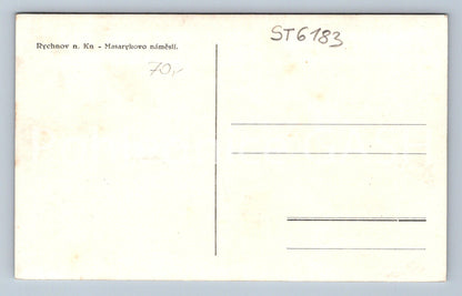 Postcard RYCHNOV NAD KNĚŽNOU - MASARYK SQUARE (ST6183)