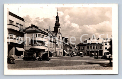 Postcard RYCHNOV NAD KNĚŽNOU - MASARYK SQUARE (ST6183)