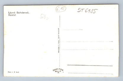 Postcard LÁZNĚ BOHDALEČ (ST6185)