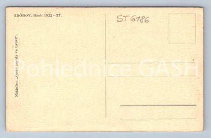 Postcard ZBOROV - GRAVE 1922-1927 (ST6186)