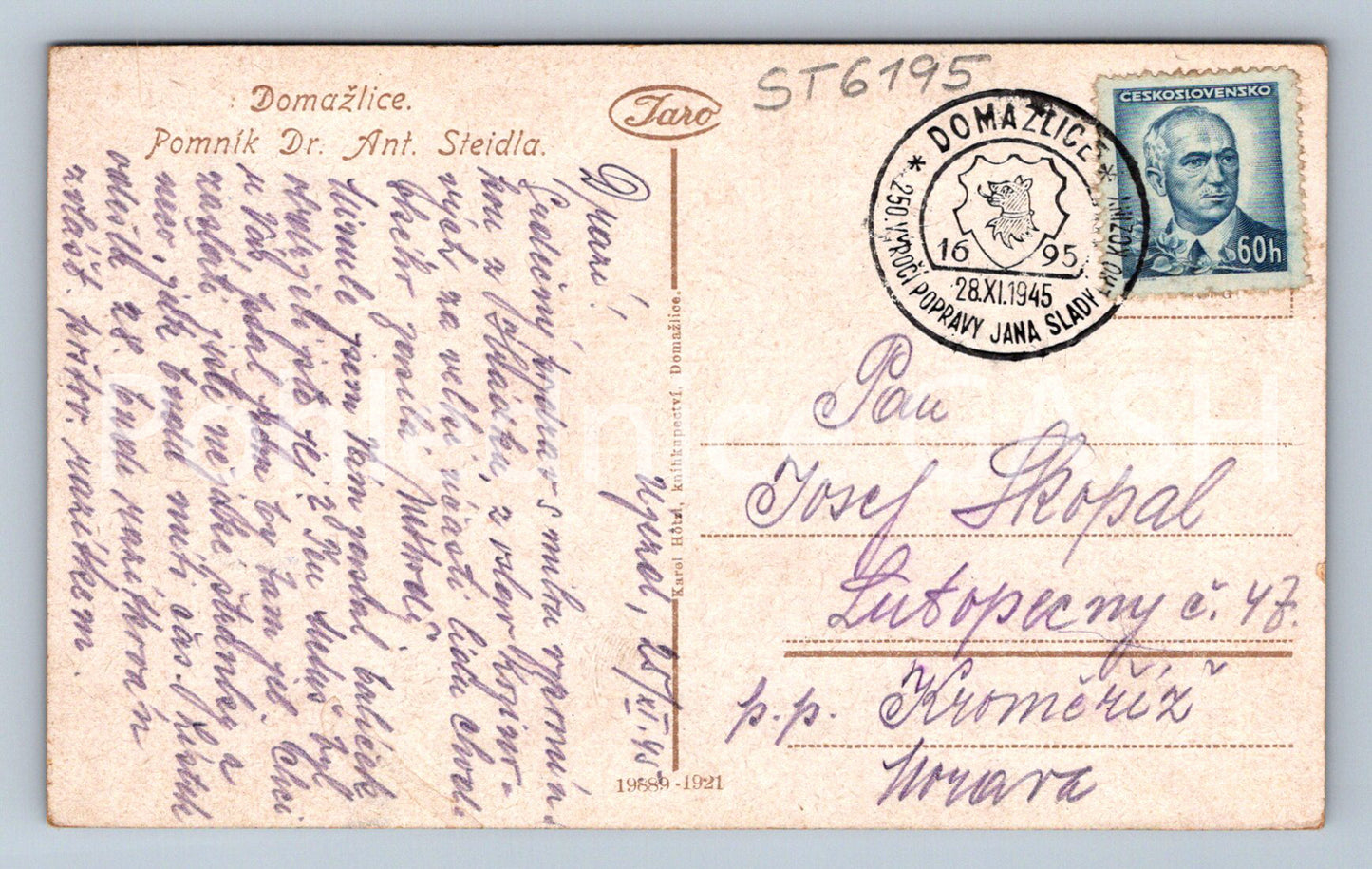 Postcard HOUSEWIFE (ST6195)