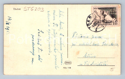 Postcard TŘEBÍC (ST6203)