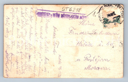 Postcard KOSTELEC U HEŘMAN. MĚSTCE (ST6218)