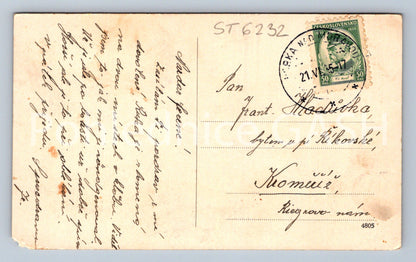 Postcard CHOMUTOV - COLOR COLLAGE (ST6232)