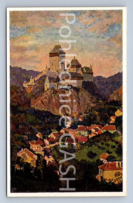 Postcard KARLŮV TYN CASTLE (ST6236)