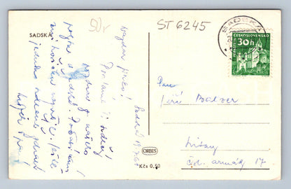Postcard SADSKÁ (ST6245)