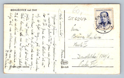 Postcard BOHUŠOVICE NAD OHŘÍ (ST6247)
