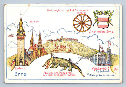 Postcard BRNO - COLOR COLLAGE (ST6252)