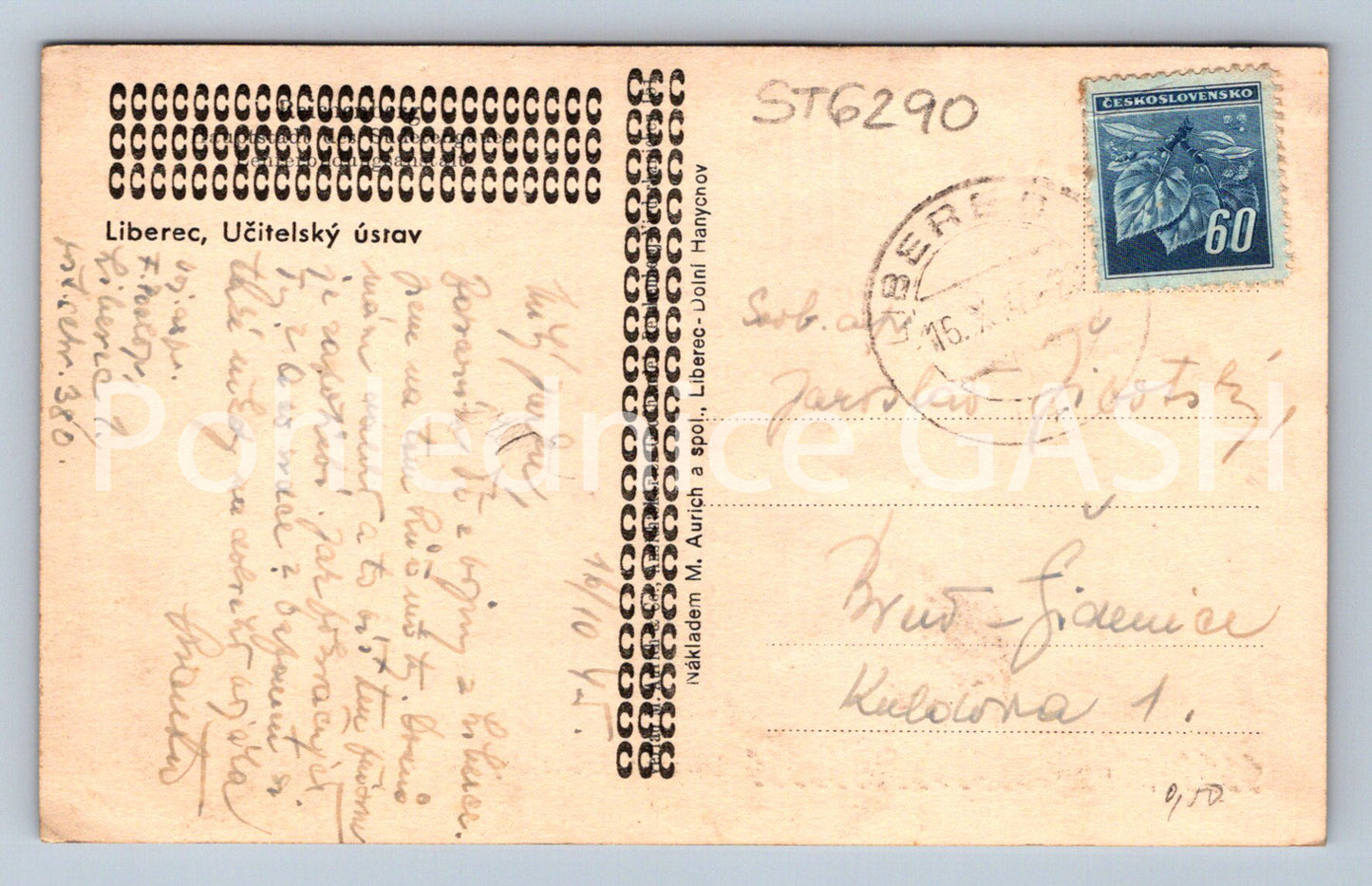 Postcard LIBEREC (ST6290)