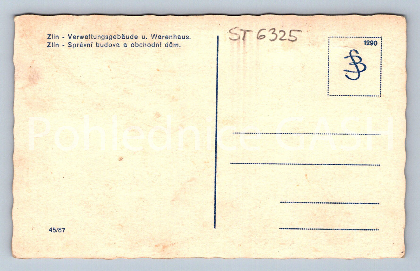 Postcard ZLÍN (ST6325)