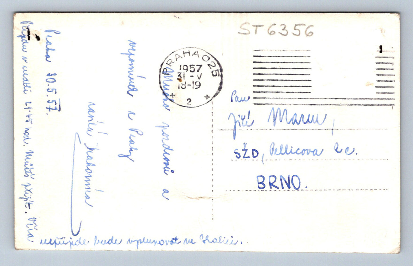 Postcard PRAGUE (ST6356)