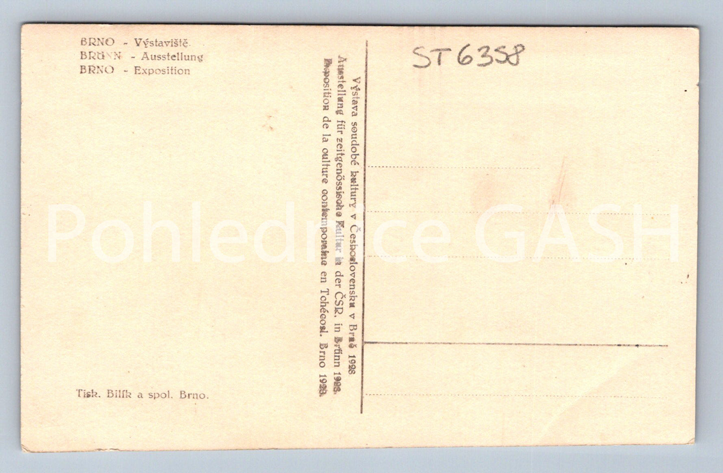 Postcard BRNO (ST6358)