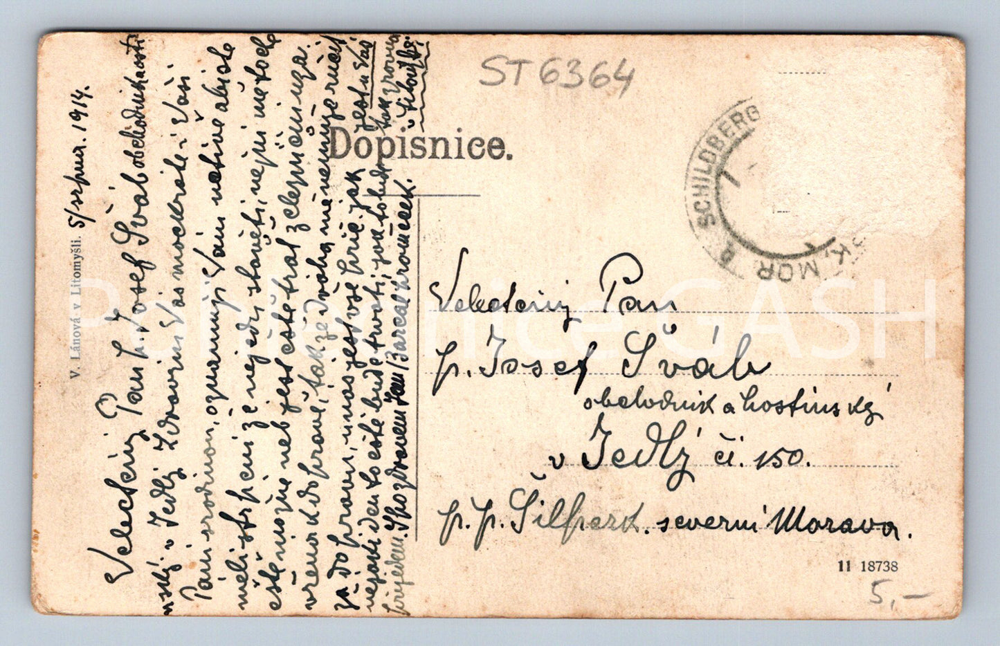 Postcard LITOMYŠL (ST6364)