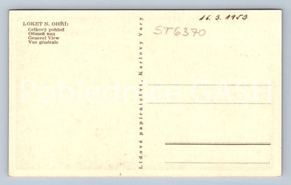 Postcard LOKET NAD OHŘÍ (ST6370)